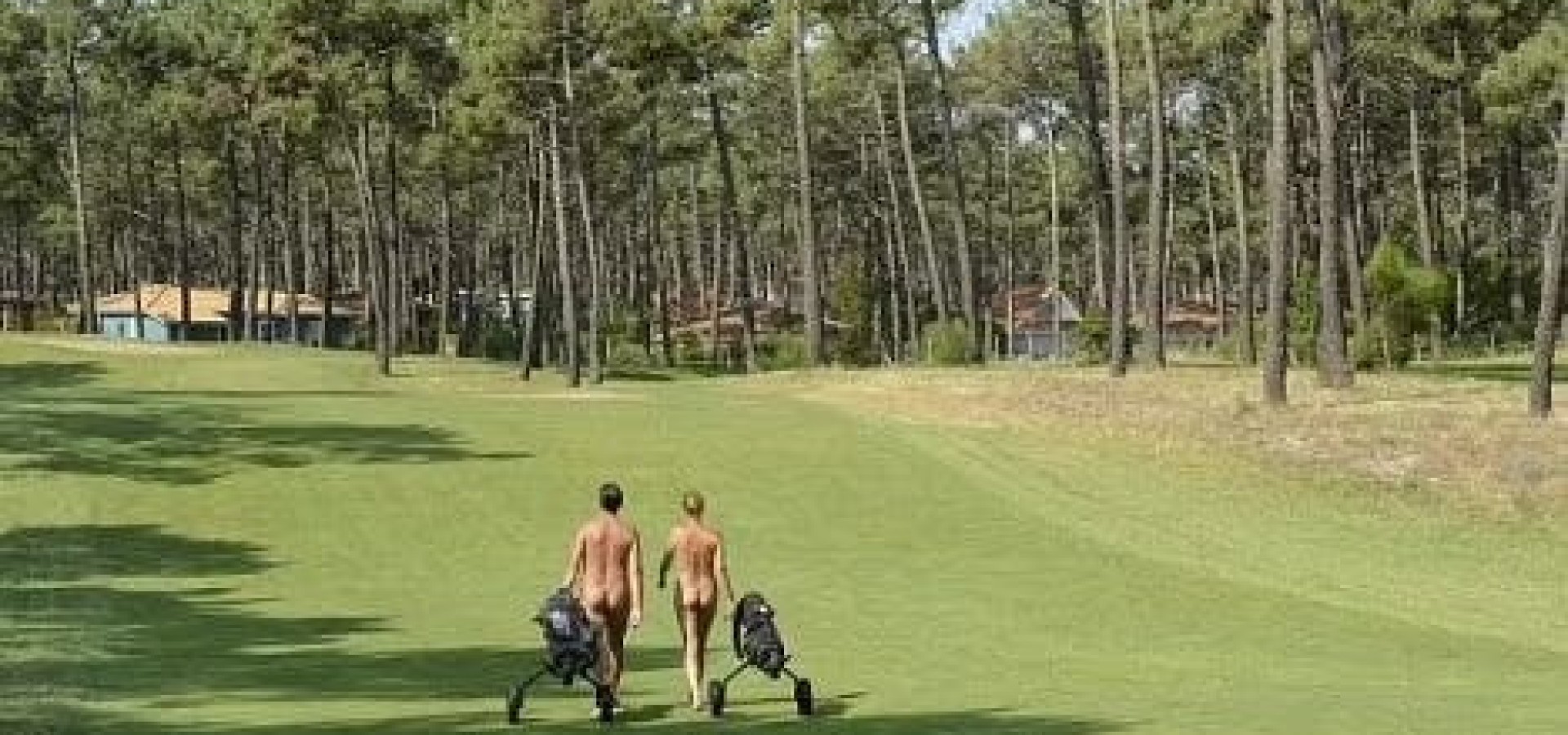 World's only nudist golf course hailed as players love playing a round 'naked and bare foot' with strangers